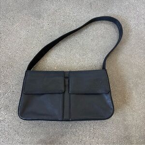 Reaction Kenneth Cole Black Leather Bag